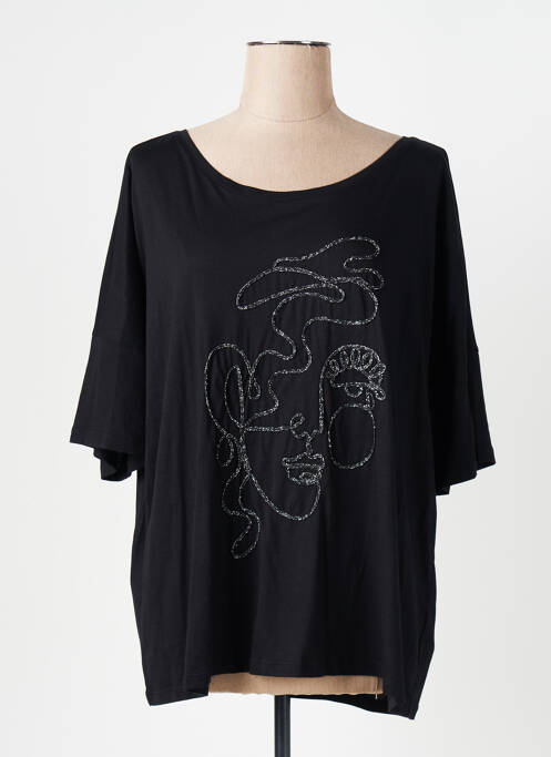 Top noir CAPTAIN TORTUE pour femme