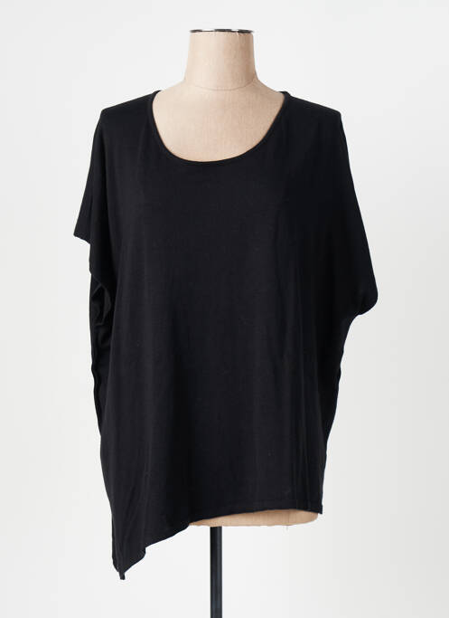 T-shirt noir CAPTAIN TORTUE pour femme