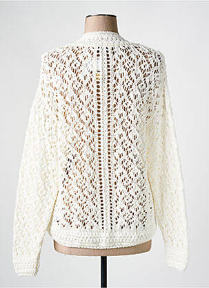 Gilet manches longues stretch blanc CAPTAIN TORTUE femme