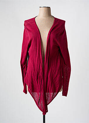 Gilet manches longues stretch rose TREND BY CAPTAIN TORTUE femme