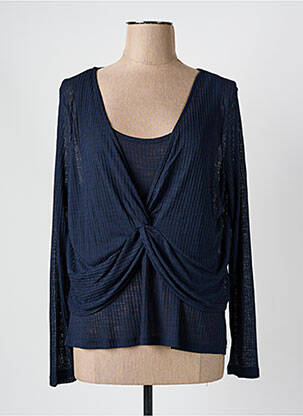Twin-set coupe cintrée bleu CAPTAIN TORTUE femme