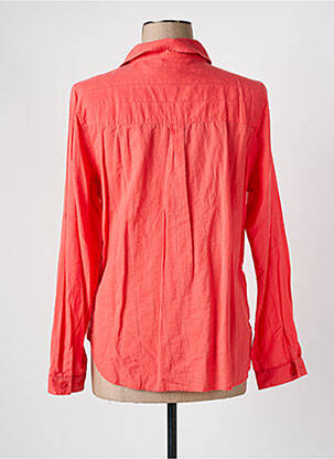 Chemisier coupe cintrée manches longues orange MISS BY CAPTAIN TORTUE femme