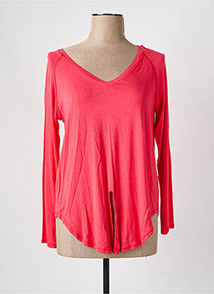 T-shirt manches longues manches longues rouge JAVA femme