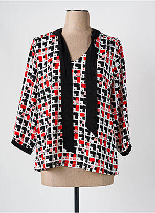 Top stretch manches 3/4 orange TREND MISS CAPTAIN TREND femme