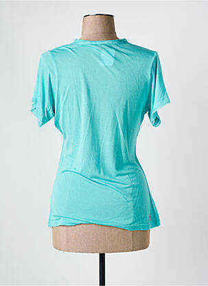 T-shirt col v manches courtes bleu DREAMWEAR BY JAVA femme