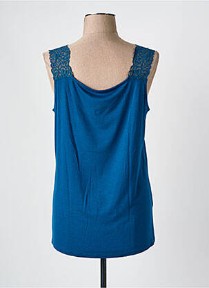 Débardeur col v sans manche bleu JAVA BY CAPTAIN TORTUE femme