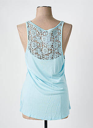 Top stretch fines bretelles bleu MISS CAPTAIN femme