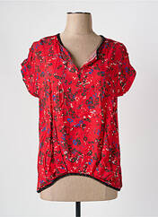 Blouse rouge MISS BY CAPTAIN TORTUE pour femme seconde vue