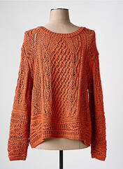 Gilet manches longues orange MAISON CAPTAIN pour femme seconde vue