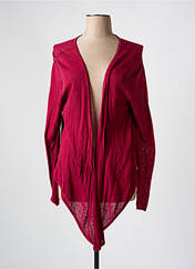 Gilet manches longues rose TREND BY CAPTAIN TORTUE pour femme seconde vue