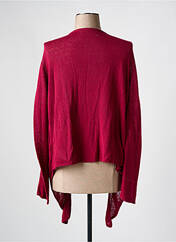 Gilet manches longues rose TREND BY CAPTAIN TORTUE pour femme seconde vue