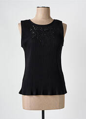 Débardeur noir CAPTAIN TORTUE pour femme seconde vue