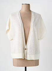 Gilet manches courtes beige MAISON CAPTAIN pour femme seconde vue