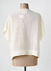 Gilet manches courtes beige MAISON CAPTAIN pour femme seconde vue