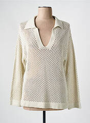 Pull beige CAPTAIN TORTUE pour femme seconde vue