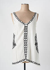 Top blanc MISS CAPTAIN pour femme seconde vue