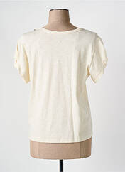 T-shirt beige MAISON CAPTAIN pour femme seconde vue