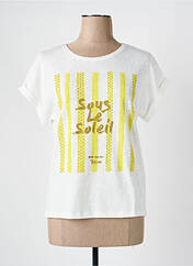 T-shirt blanc MAISON CAPTAIN pour femme seconde vue