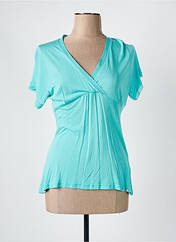 T-shirt bleu DREAMWEAR BY JAVA pour femme seconde vue