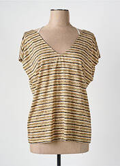 T-shirt marron CAPTAIN TORTUE pour femme seconde vue