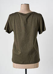 T-shirt vert CAPTAIN TORTUE pour femme seconde vue