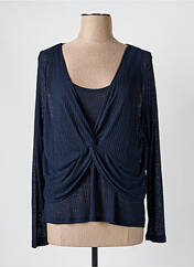 Twin-set bleu CAPTAIN TORTUE pour femme seconde vue