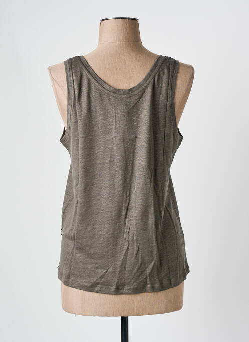 Débardeur gris CAPTAIN TORTUE pour femme