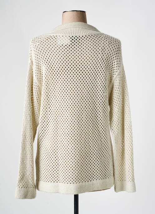 Pull beige CAPTAIN TORTUE pour femme