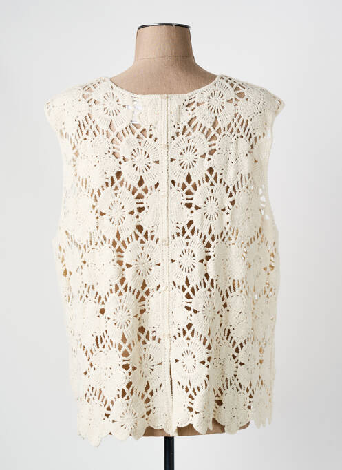 Top beige MAISON CAPTAIN pour femme