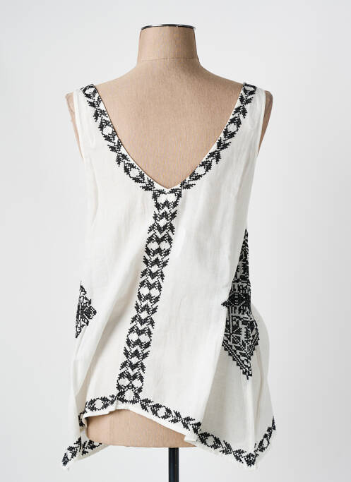 Top blanc MISS CAPTAIN pour femme