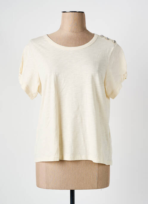 T-shirt beige MAISON CAPTAIN pour femme
