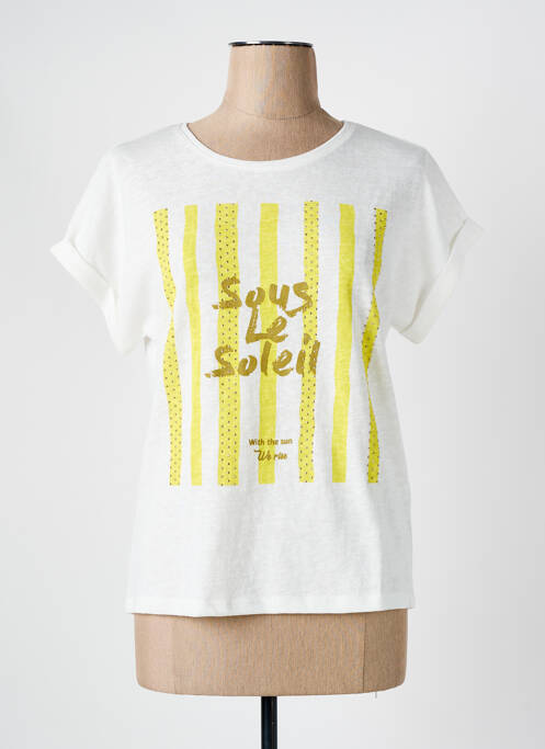 T-shirt blanc MAISON CAPTAIN pour femme