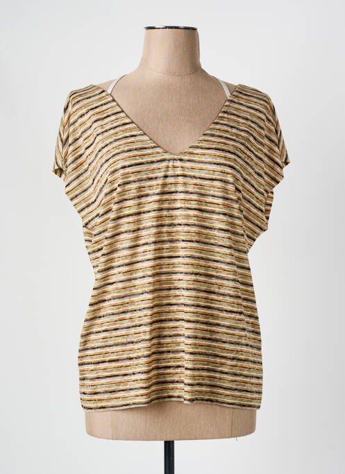 T-shirt marron CAPTAIN TORTUE pour femme