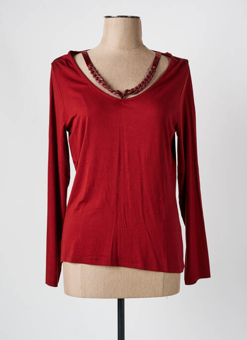 T-shirt orange JAVA BY CAPTAIN TORTUE pour femme