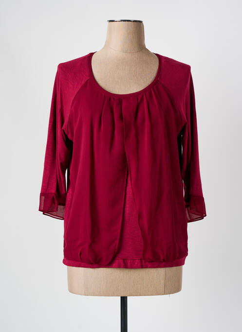 T-shirt rouge MISS BY CAPTAIN TORTUE pour femme