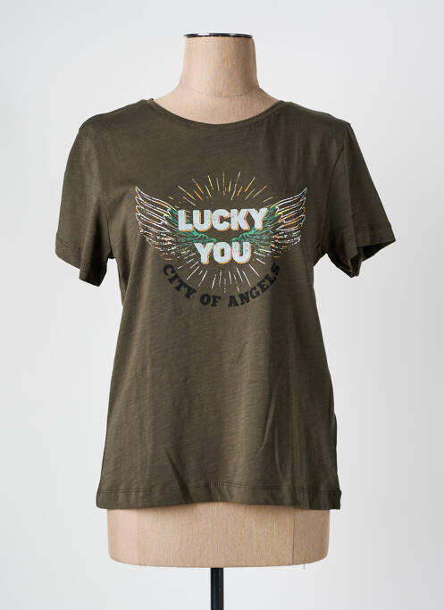 T-shirt vert CAPTAIN TORTUE pour femme