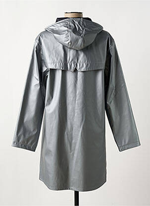 Imperméable manches longues a capuche gris CAPTAIN TORTUE femme