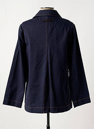 Veste casual col tailleur bleu CAPTAIN TORTUE femme