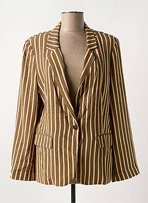 Blazer coupe cintrée vert MAISON CAPTAIN femme
