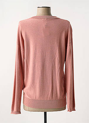 Pull coupe cintrée manches longues rose MISS CAPTAIN femme