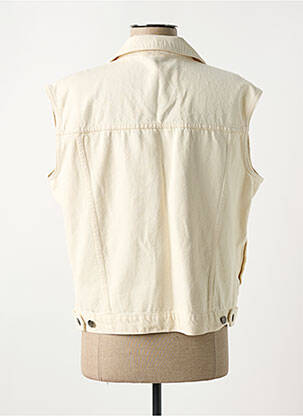 Veste casual col chemisier beige CAPTAIN TORTUE femme