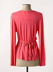 Gilet cache-cœur rose DREAMWEAR BY JAVA pour femme seconde vue