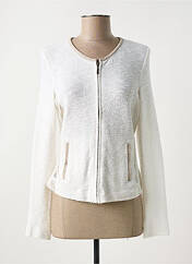 Veste casual blanc TREND BY CAPTAIN TORTUE pour femme seconde vue