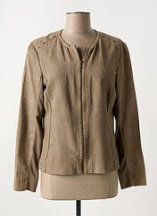 Veste casual marron MISS CAPTAIN pour femme seconde vue