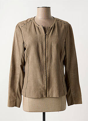 Veste casual marron MISS CAPTAIN pour femme