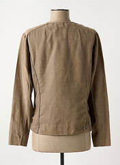 Veste casual marron MISS CAPTAIN pour femme seconde vue