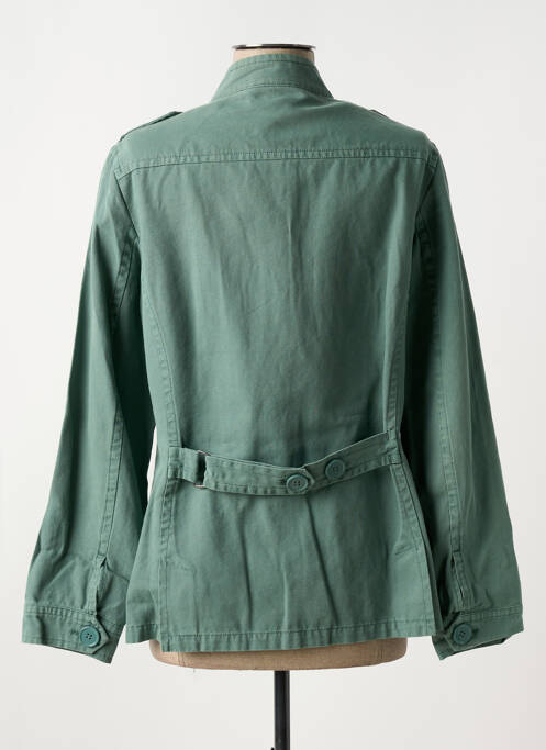 Veste casual col chemisier vert CAPTAIN TORTUE femme