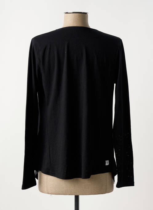 Gilet manches longues noir DREAMWEAR BY JAVA pour femme