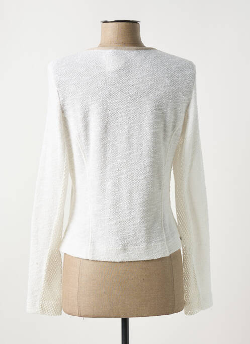 Veste casual blanc TREND BY CAPTAIN TORTUE pour femme
