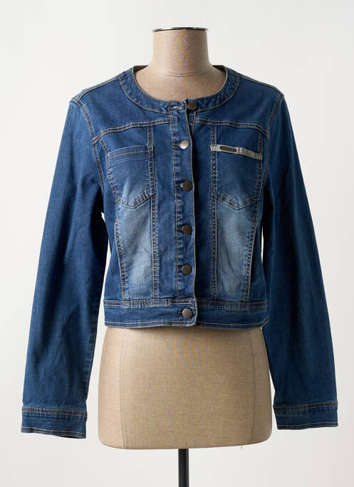 Veste casual bleu MISS CAPTAIN pour femme